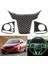Araç Direksiyon Simidi Kapağı Trims Aksesuarlar Karbon Fiber Honda Civic 10TH 2016 2017 2018 2019 2020 2021 (Yurt Dışından) 2