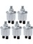 5x Evrensel Vdo Yağ Basınç Sensörü 0 Ila 10 Çubuk 1/8 Npt Jeneratör Parça 10MM Müret (Yurt Dışından) 1