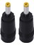 2x Sarı Uç 4 0x1 7 mm Erkek Fişe 5 5x2 1mm Dişi Jack Dc Güç Konnektörü Siyah (Yurt Dışından) 1