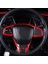 Honda Civic 2016-2020 10 Için Kırmızı Araba Iç Direksiyon Kapağı Döşeme (Yurt Dışından) 3