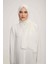 Trend Beyaz Tek Renk Cazz Şal 4073 1