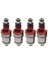 4pcs 16600-86G10 1660086G00 Yakıt Enjektör Enjektör Nozul Nissan Pickup Için Otomotiv D21 2 4 (Yurt Dışından) 3