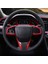 Honda Civic 2016-2020 10 Için Kırmızı Araba Iç Direksiyon Kapağı Döşeme (Yurt Dışından) 4