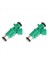 2x Yakıt Enjektörü 01F023 1984G0 9655833580 01F-023 348002 Citroen C3 Peugeot 206 Için Yakıt Enjektörü (Yurt Dışından) 3