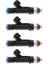 4pcs Yakıt Enjektörleri Nozul 0280158205 55577580 Buick Chevrolet 2011-2016 1 4l Için 55565970 (Yurt Dışından) 5