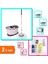 Mafsallı Mop Temizlik Seti + 8 Cepli Askılı File Organizer Düzenleyici - 2li Set TMN7QK 1