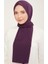 Trend J.capri Şal 4 - 395 - Kalpli Mor 1