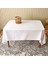 Soft Fancy Granny Masa Örtüsü - Beyaz - 140X200 cm 2