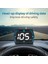 Güvenlik Uyarısı Uydu Hız Ölçümü Gps Araç Montajlı Hud Kafa Ekran (Yurt Dışından) 3