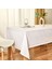 Soft Stripe Masa Örtüsü - Ekru - 150X220 cm 1
