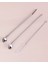 Paslanmaz Metal 2 Li Kaşıklı Pipet Fırça Seti 4
