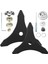 Çalılık Kesici Bıçağı Yabani Ot Ayıklayıcı Yedek Bıçağı, Adaptör Bağlantılı Karbür Çelik (25,4 mm Veya 20 mm Mil) (Yurt Dışından) 1
