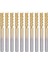 Pcb Makinesi Için 10 Adet Titanyum Kaplama Karbür Uçlu Freze Gravür Freze Kesici Cnc Yönlendirici Uçları, 1/8 Inç Şaft 3.175 mm (Yurt Dışından) 1
