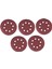 25 Adet 5 Inç Zımpara Diski 125 mm 8 Delikli Zımpara Kağıdı 800 1000 1200 1500 2000 Kum (Yurt Dışından) 1
