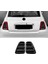 Fiat 500 Abarth 595 695 2017-2023 Araç Arka Stop Lambası Kapağı Için Gerçek Kuru Karbon Fiber Çıkartma (Yurt Dışından) 5