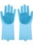 10 Adet Yıkama Temizleme Eldiveni Dışbükey Uçlu Eldiven Mavi (Yurt Dışından) 5