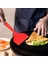 Silikon Spatula Krep Kürek Omlet Spatula Yumurta Balık Krep Mutfak Kazıyıcı Siyah (Yurt Dışından) 2