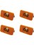 Volvo Kamyonlar Fm/fh Için 4 Adet 24V Araç Kamyon LED Yan Işaret Lambası Amber Gösterge Lambası 4 LED (Yurt Dışından) 1
