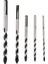 Porselen, Seramik, Beton, Tuğla, Cam, Plastik, Duvarcılık ve Ahşap Için 5 Parçalı Çok Malzemeli Tungsten Karbür Matkap Ucu Seti (3mm, 4mm, 5mm, 6mm, 8mm) (Yurt Dışından) 1