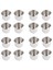 16PCS Evrensel Deniz Tekne Kupası Tutucu 68X55MM Poker Masası Kanepesi Için Içecek Kupası Tutucuda Paslanmaz Çelik Damla (Yurt Dışından) 1