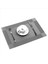 Placemat Çapraz Dokunma Dokuma Slip Olmayan Yalıtım Placemat Yıkanabilir Masa Paspasları Seti 8 (8 Pcs Placemats Gümüş Gray) (Yurt Dışından) 2