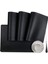 8 Adet Isıya Dayanıklı Placemats Yapay Deri Placemats Su Geçirmez Kaymaz Yıkanabilir Mutfak Placematları (Siyah) (Yurt Dışından) 2