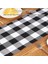 2x Buffalo Check 13X70INCH Siyah Beyaz Ekose Masa Koşucu Parti Noel Etkinlikleri Için Yemek Masa Koşucuları Ev Dekor (Yurt Dışından) 5
