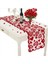 Sevgililer Günü Dekor Masa Koşucu 13 x 72 Inç Kırmızı Dantel Masa Koşucusu Düğün Sevgililer Günü Romantik Kalp Masası Koşucu (Yurt Dışından) 2