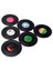 6pieces / Set Eğirme Retro Vinil Disk Içecek Bardak Altlıkları (Yurt Dışından) 3