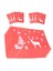 Noel Placemat Yıkanabilir Masa Yer Paspas Setleri 6 Placemat &amp 6 Bardak Paspas Geyik Noel Ağacı Kar Tanesi Basılı (Kırmızı) (Yurt Dışından) 3