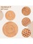 4 Paket El Dokumalı Rattan Coasters Masa Sıcak Bulaşık Plakaları Için Masa Dokuma Trivet Masa Için Pot Tutucu Isıya Dayanıklı Paspaslar (Yurt Dışından) 5
