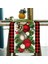 2x Keten Kırmızı ve Siyah Kontrol Ekose Noel Masası Koşucu 72 Inç Uzunluğunda Sezonluk Kış Noel Masası Dekorasyon (Yurt Dışından) 5
