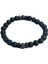 JTAW25BLK1651 8 mm Lav ve Hematit Doğaltaş Ahşap Esnek Siyah Garantili Janti Bileklik 1