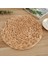 Yuvarlak Dokuma Rattan Placemats Doğal Hasır Paspaslar Su Sümbül Saman Örgülü Placemats 18 Set (Yurt Dışından) 5