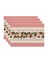 4pcs Noel Ağaçları Kar Pembe Noel Placemats Mutfak Yemek Dekorasyonu Için Kış Masa Paspasları I (Yurt Dışından) 5