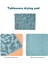 2 Paket Bulaşık Kurutma Paspas Emici Kurutma Mat Makinesi Yıkanabilir Yemek Kurutma Paspaslar Mutfak Tezgahı Büyük (Mavi Asma) (Yurt Dışından) 2