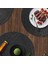 Yuvarlak Örgülü Placemats Set 24 Masa Paspasları Için Yemek Masaları Dokuma Yıkanabilir Kaymaz Yer Paspasları 15 Inç Cadılar Bayramı (Yurt Dışından) 2