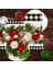 2x Siyah ve Beyaz Gingham Noel Masası Koşucu Kontrol Ela Massoration Tatil Ev Mutfak Dekoru (Yurt Dışından) 5
