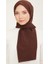 Trend J.capri Şal 4 - 129 - Kalpli Kahverengi 1