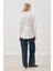 Pile Detaylı Gömlek Ekru 6