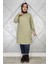 Kadın Etiket Detaylı Takma Kol Tesettür Tunik 3