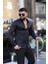 Erkek Slim Fit Saten Dokulu Gömlek 1