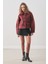 Boucle Kısa Kaban Bordo 5