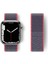 Newface Apple Watch 42MM Hasırlı Cırtcırtlı Kordon - Pembe 1