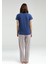 Kadın Modal Pamuk Kısa Kollu Pijama Takımı 1