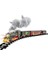 Retro Klasik Buharlı Tren Seti Sesli ve Işıklı 69935A 3