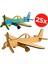 Boyanabilir Model Uçak - Sınıf, Kreş, Anaokulu Toplu Set - Boyama Etkinliği - 25'li Set 1