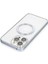 CPT05 iPhone 13 Pro Max Kılıf Metal Bumper Magneticsafe Kapak - Sierra Blue 4
