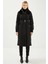 Yakası Siyah Kürk Şişme Mont 12764 9