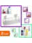 Çok Amaçlı Dörtgen Vantuzlu Banyo Organizeri + 8 Cepli Askılı Mutfak Banyo Düzenleyici - 2li Set Dqncha 1